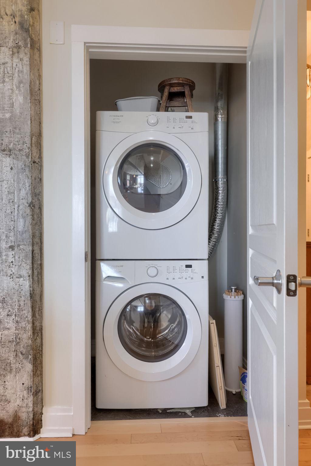 41 West Lemon Street, Unit 210 Lancaster, PA 17603 - Photo 27 of 43 a utility room with dryer and washer