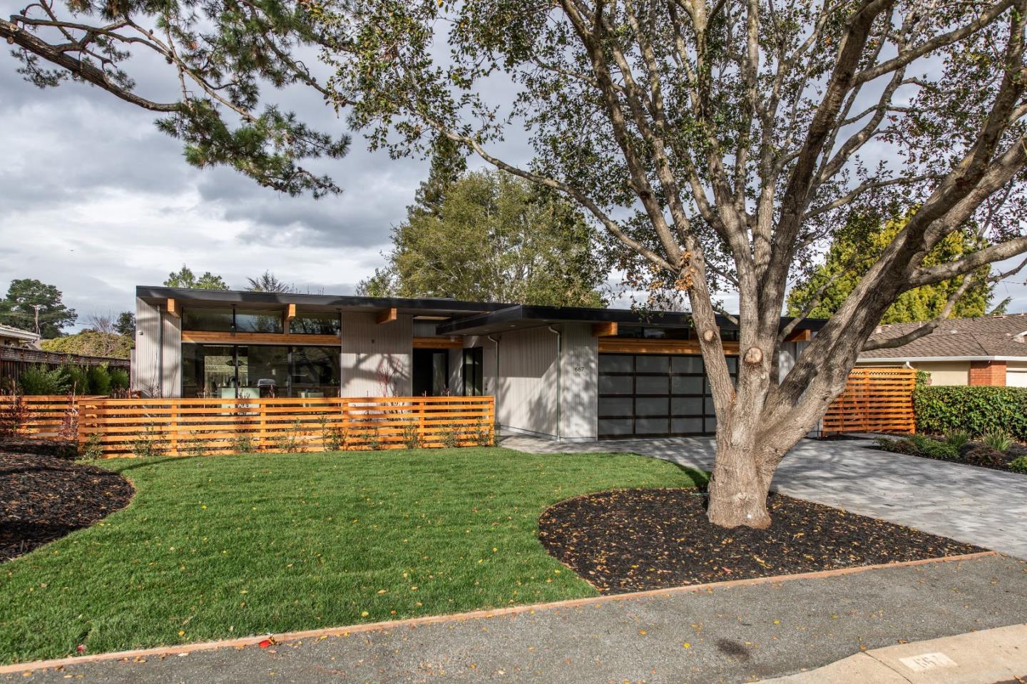 667 Springer Terrace Los Altos, CA 94024 - Photo 2 of 36 a front view of a house with garden