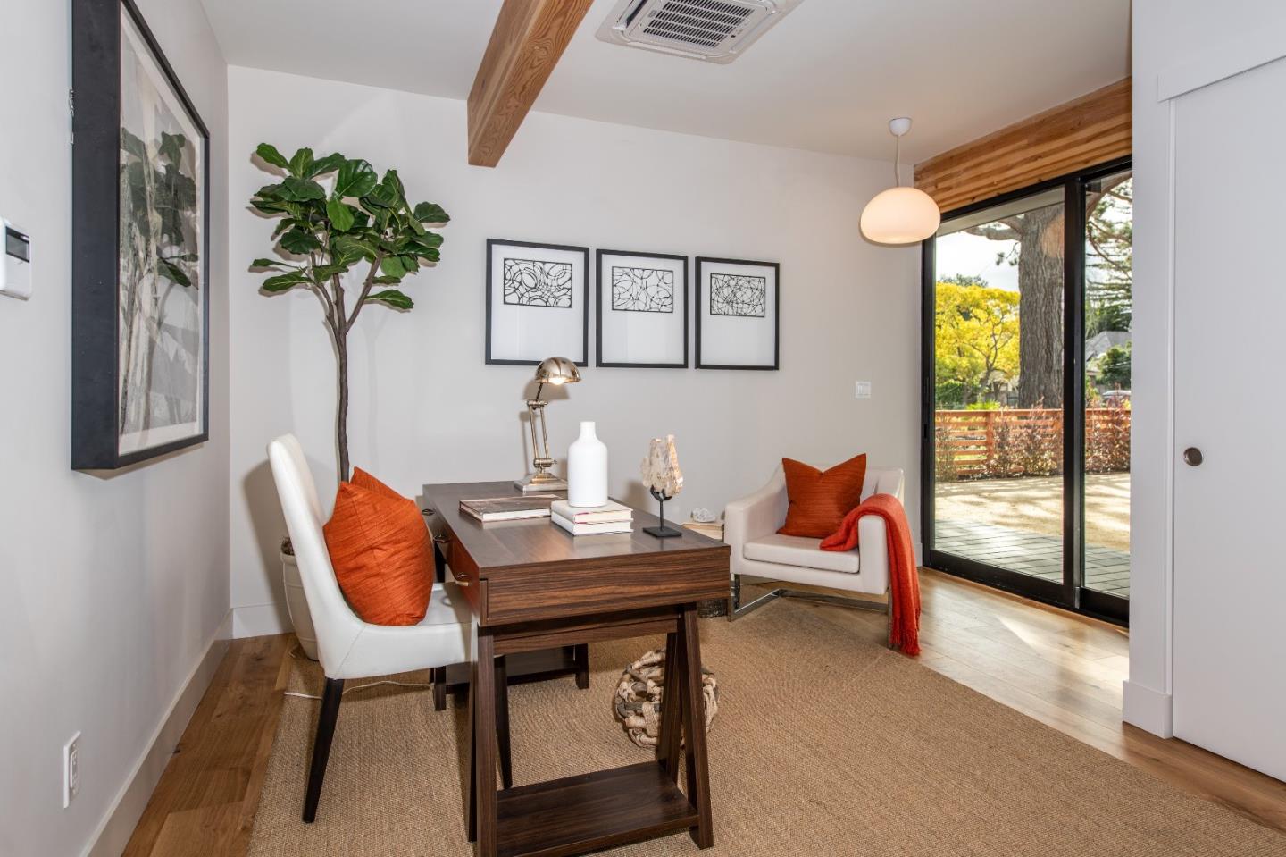 667 Springer Terrace Los Altos, CA 94024 - Photo 26 of 36 a living room with furniture and a potted plant
