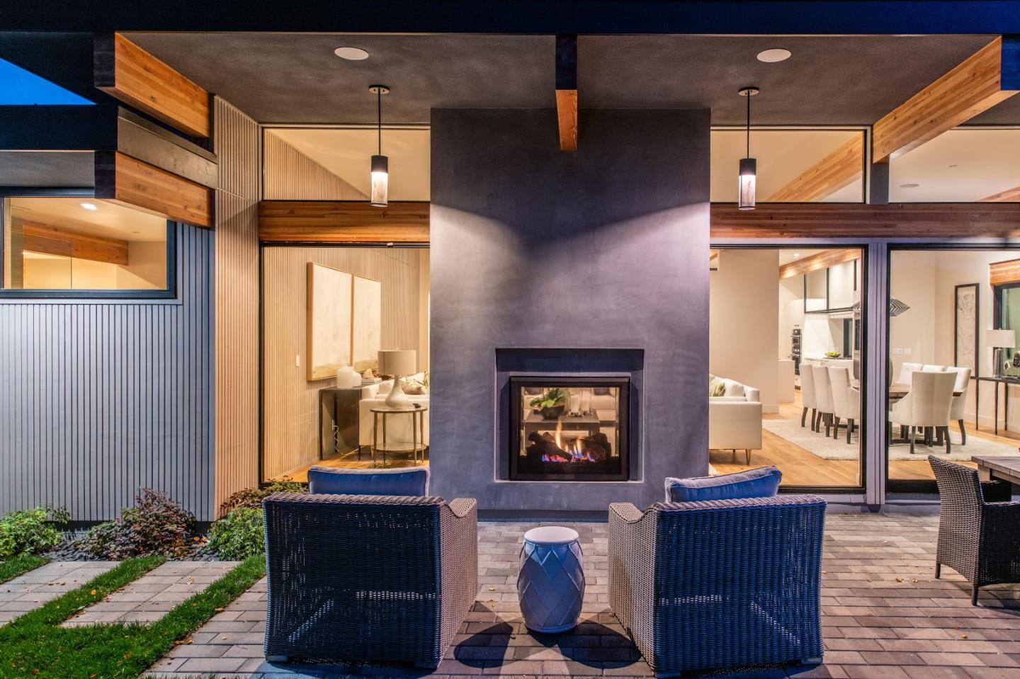 667 Springer Terrace Los Altos, CA 94024 - Photo 32 of 36 a front view of a house with outdoor space