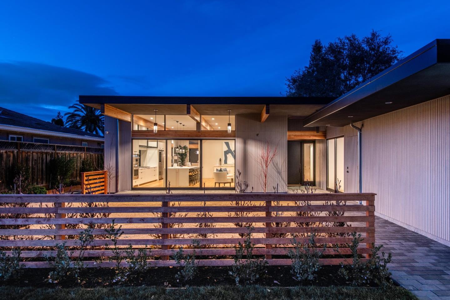667 Springer Terrace Los Altos, CA 94024 - Photo 4 of 36 a view of a room with wooden floor and a potted plant