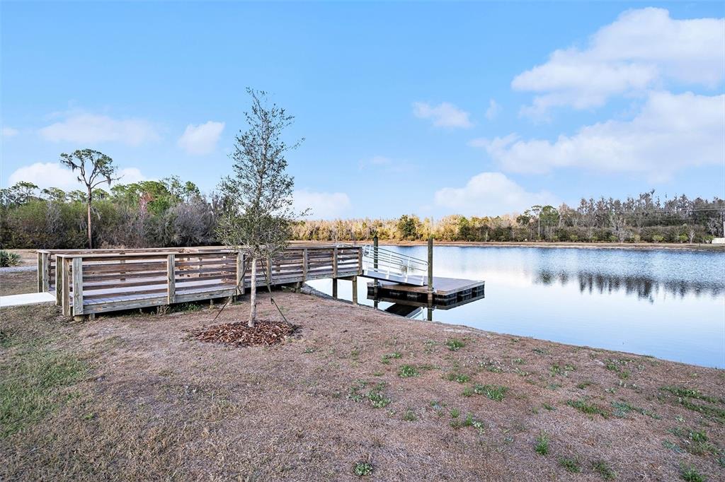 12940 Hawkstone Trail Boulevard Lithia, FL 33547 - Photo 27 of 33 a view of a lake with outdoor space