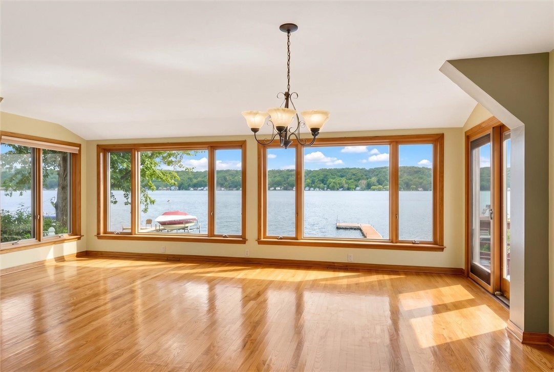 5452 East Lake Road Conesus, NY 14435 - Photo 21 of 42 Light & Bright!! All hardwood floors / OPEN CONCEP