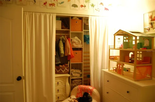 a view of walk in closet