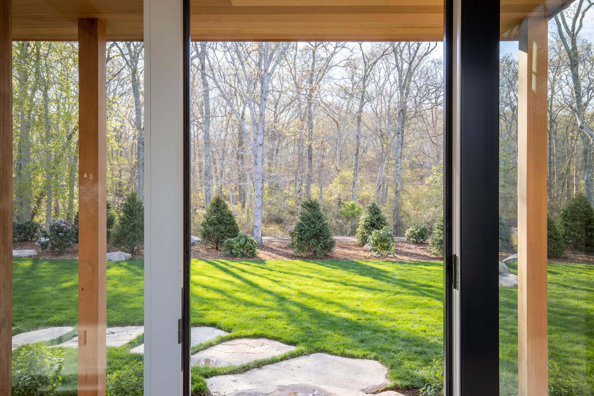 25 Luce Farm Road West Tisbury, MA 02568 - Photo 12 of 26 a view of a room with yard from a window