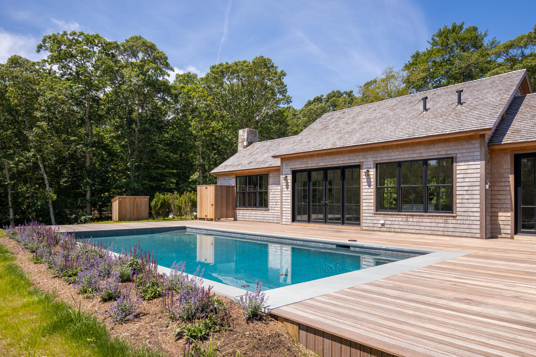 25 Luce Farm Road West Tisbury, MA 02568 - Photo 20 of 26 a view of a house with pool