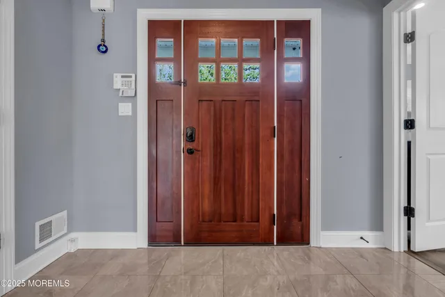 a view of front door