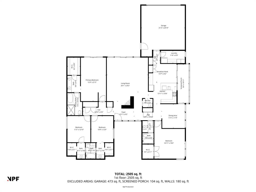 9677 Fallbrook Drive Dallas, TX 75243 - Photo 40 of 40 a picture of floor plan