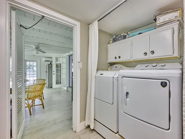 a view of utility room and utility room