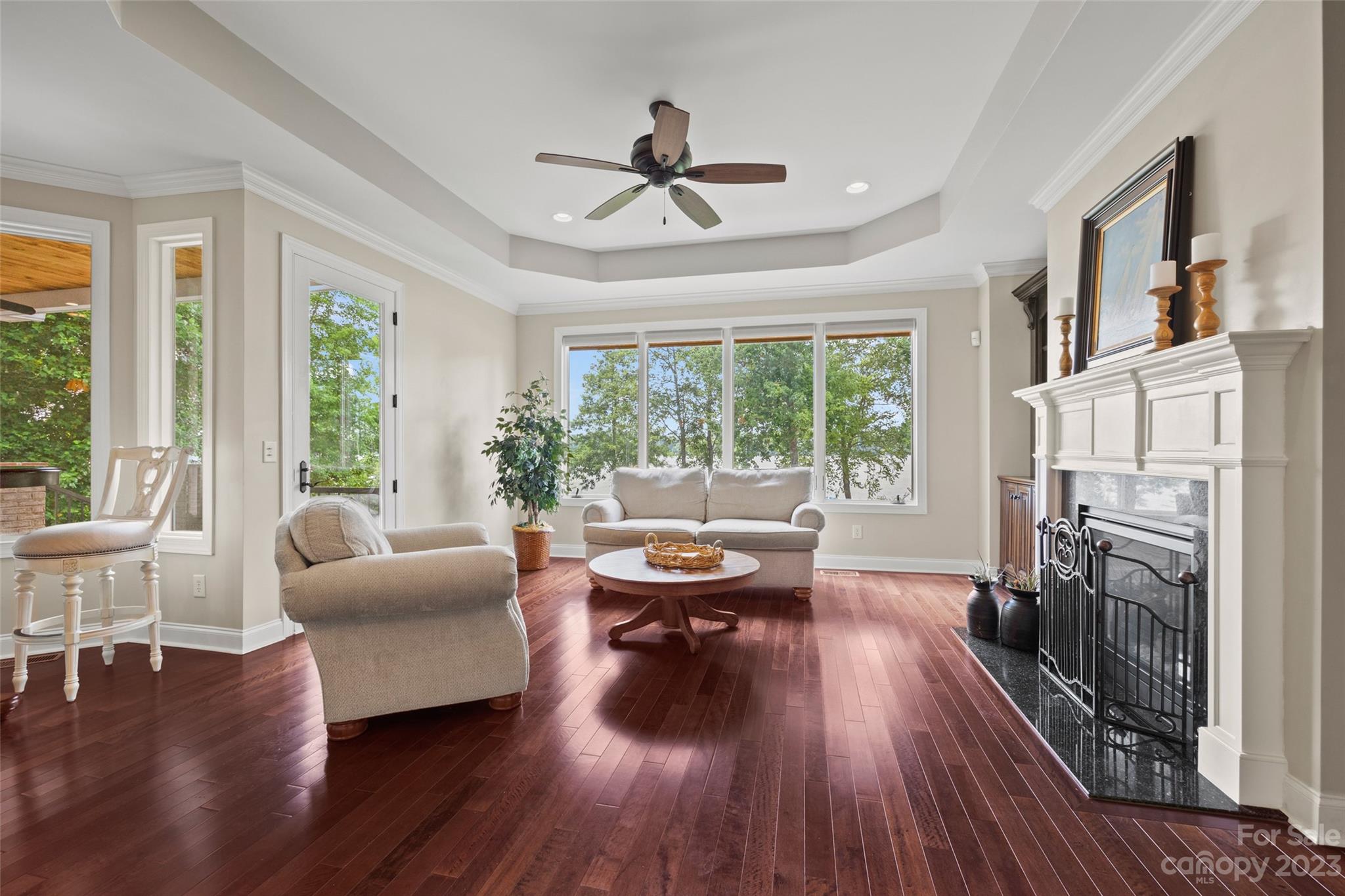 10285 Lakeshore Drive Lancaster, SC 29720 - Photo 25 of 48 a living room with furniture and a fireplace