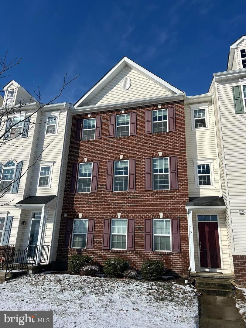 a front view of a building