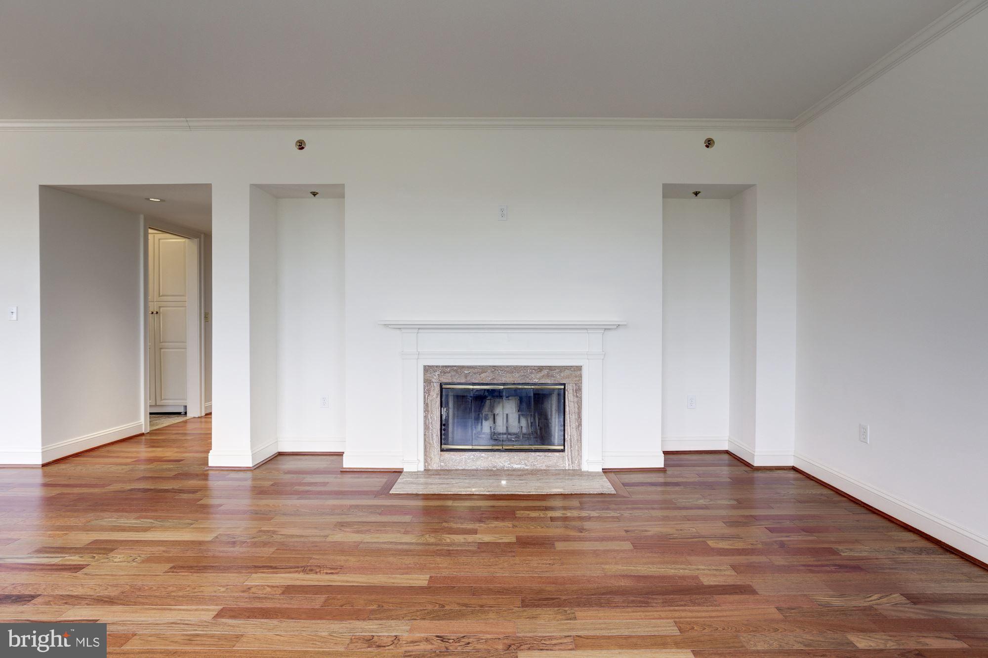2229 Bancroft Place Northwest, Unit 402 Washington, DC 20008 - Photo 8 of 18 Living Room Fireplace