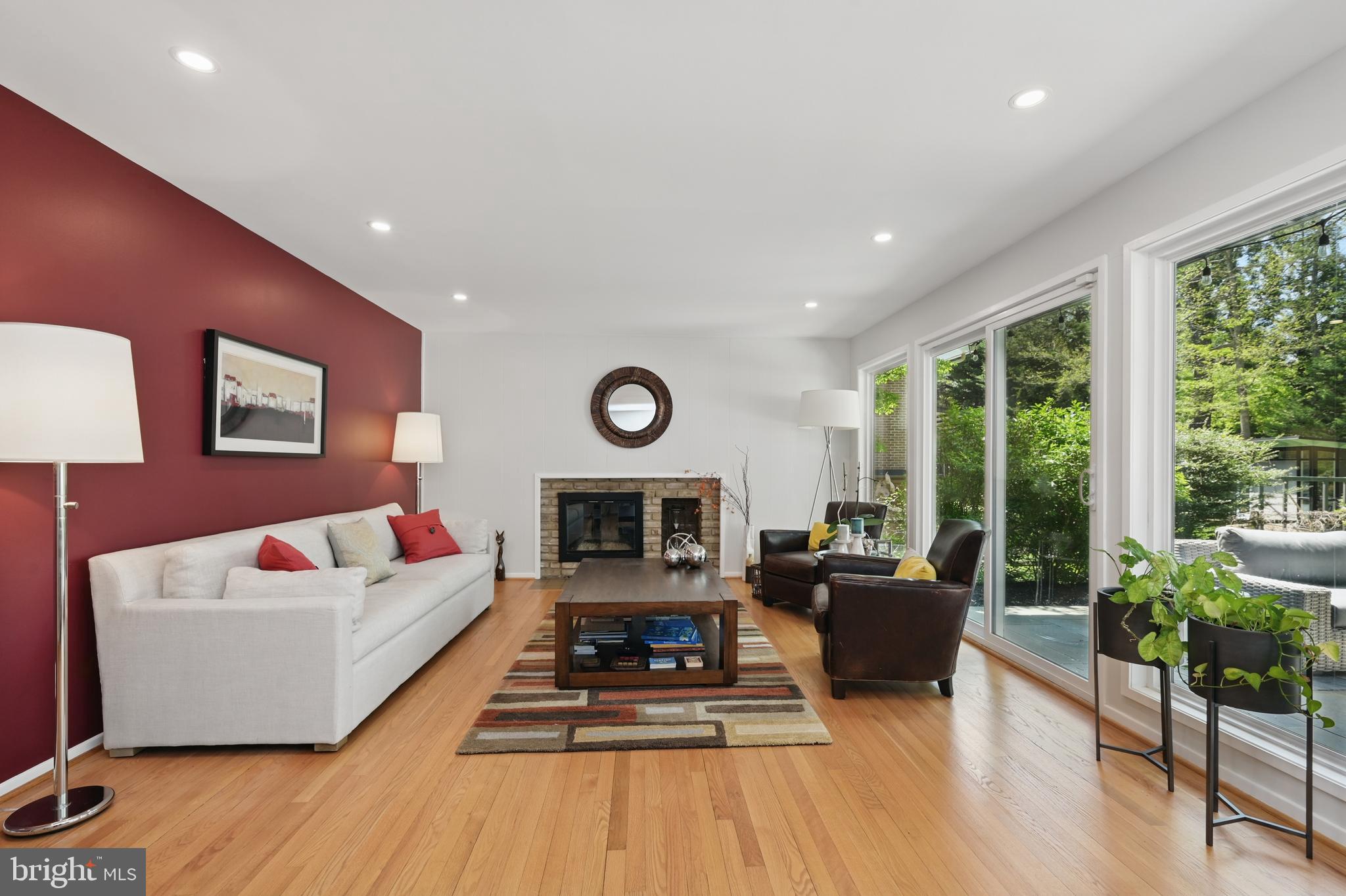 8024 Fenway Road Bethesda, MD 20817 - Photo 12 of 64 a living room with furniture and a large window