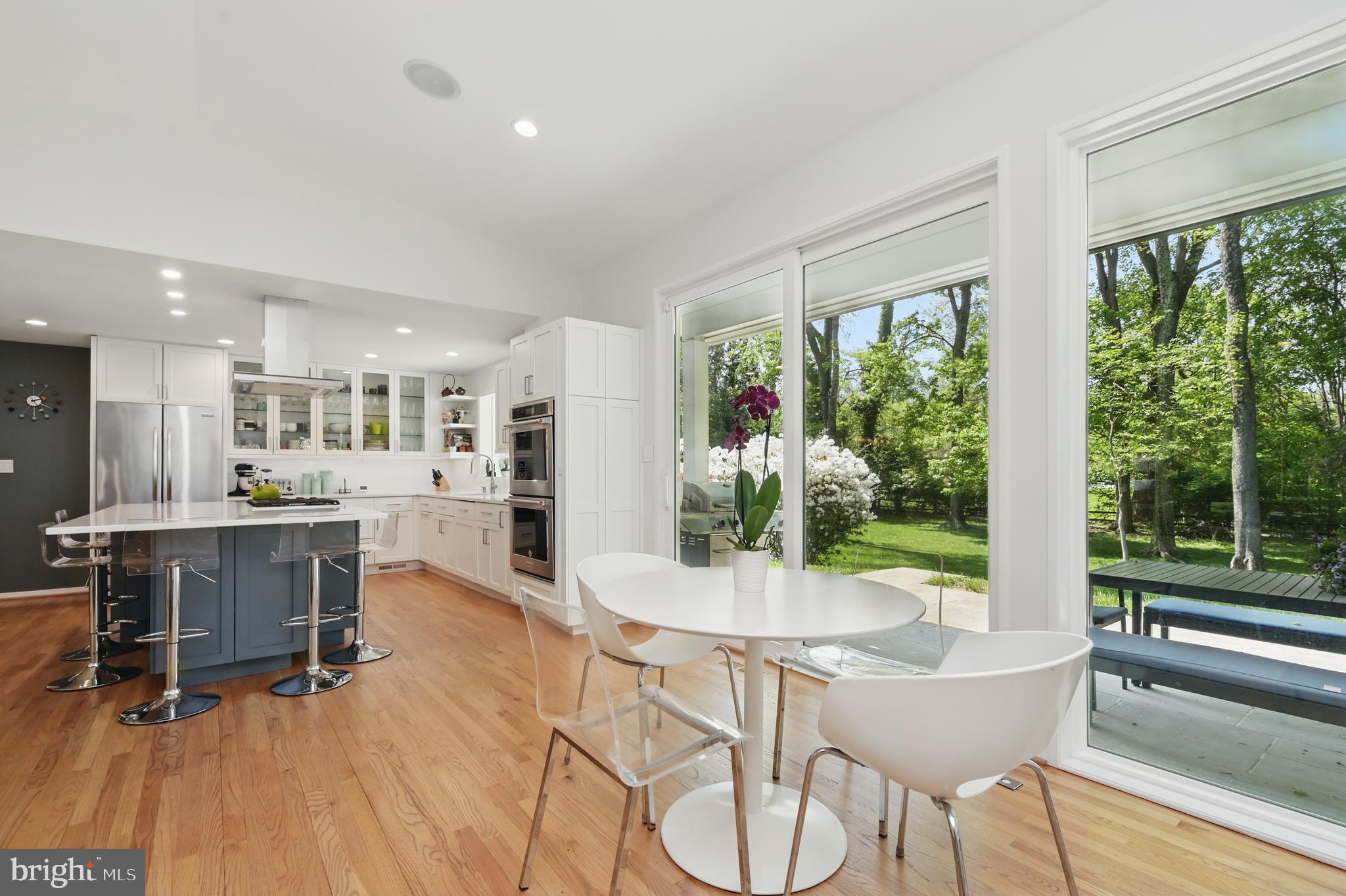 8024 Fenway Road Bethesda, MD 20817 - Photo 25 of 64 a view of a dining room with furniture window and outside view