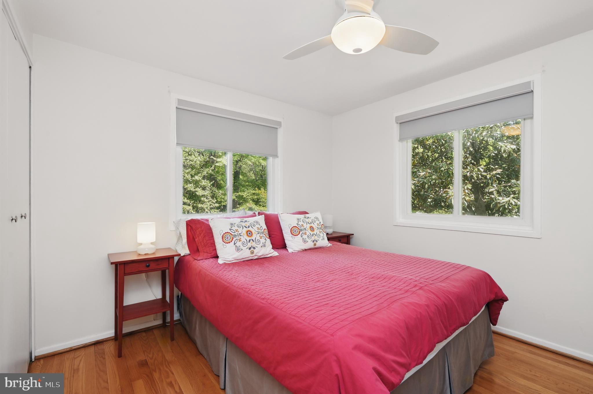 8024 Fenway Road Bethesda, MD 20817 - Photo 48 of 64 a bed sitting in a bedroom next to a window