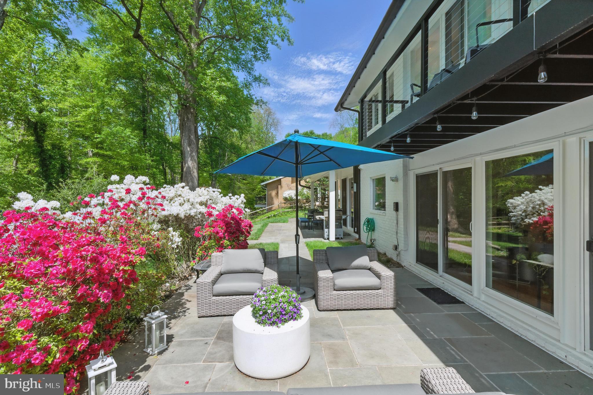 8024 Fenway Road Bethesda, MD 20817 - Photo 55 of 64 a view of a patio with furniture and a potted plant