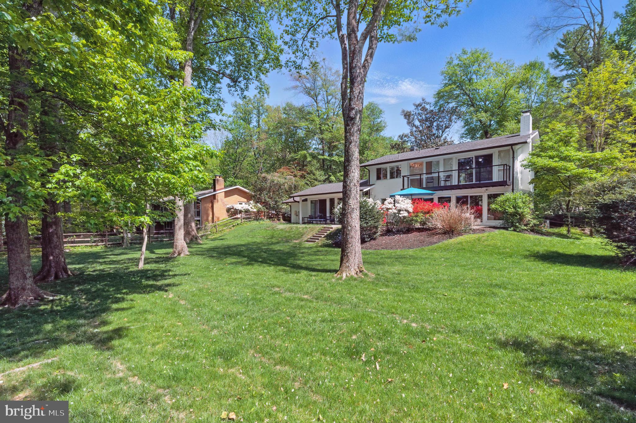 8024 Fenway Road Bethesda, MD 20817 - Photo 56 of 64 a view of a house with a backyard