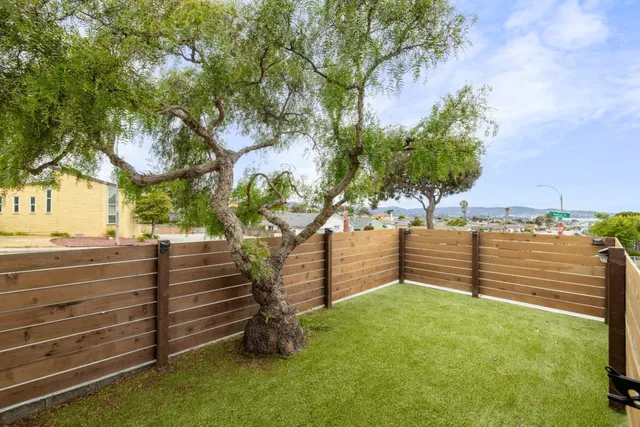 a view of outdoor space and yard