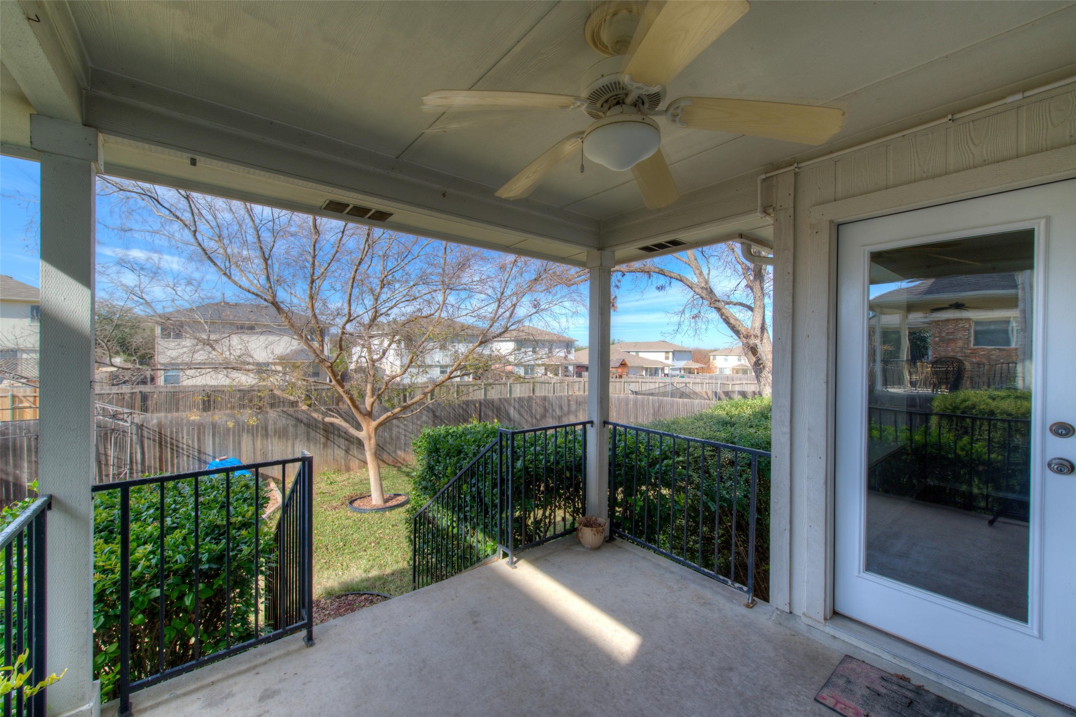 1148 Sundrop Place Round Rock, TX 78665 - Photo 19 of 19 a view of a porch with furniture