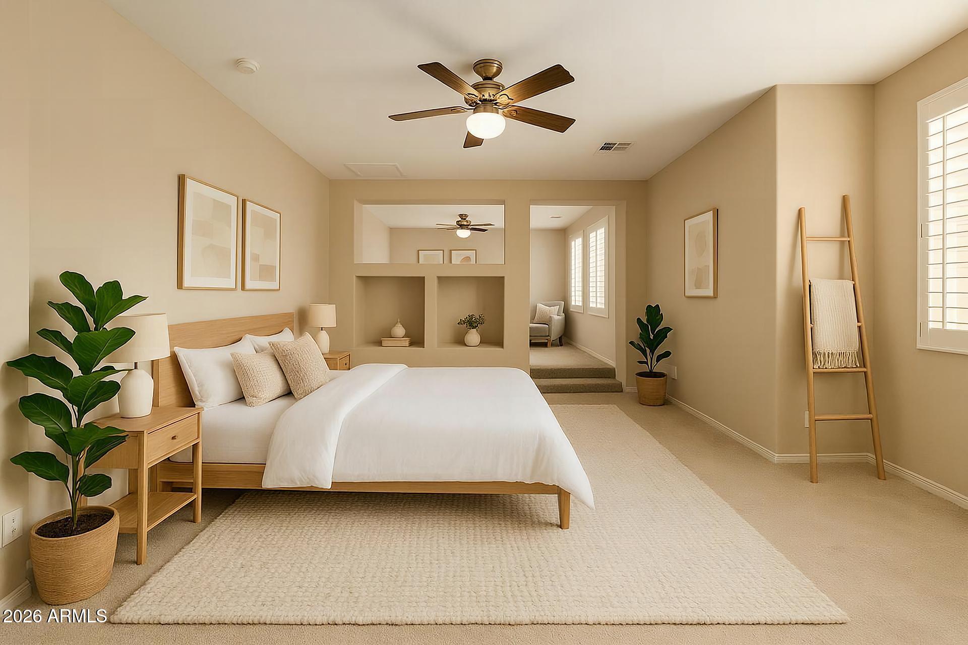 2543 South Rincon Drive Chandler, AZ 85286 - Photo 22 of 36 Primary bedroom virtually staged