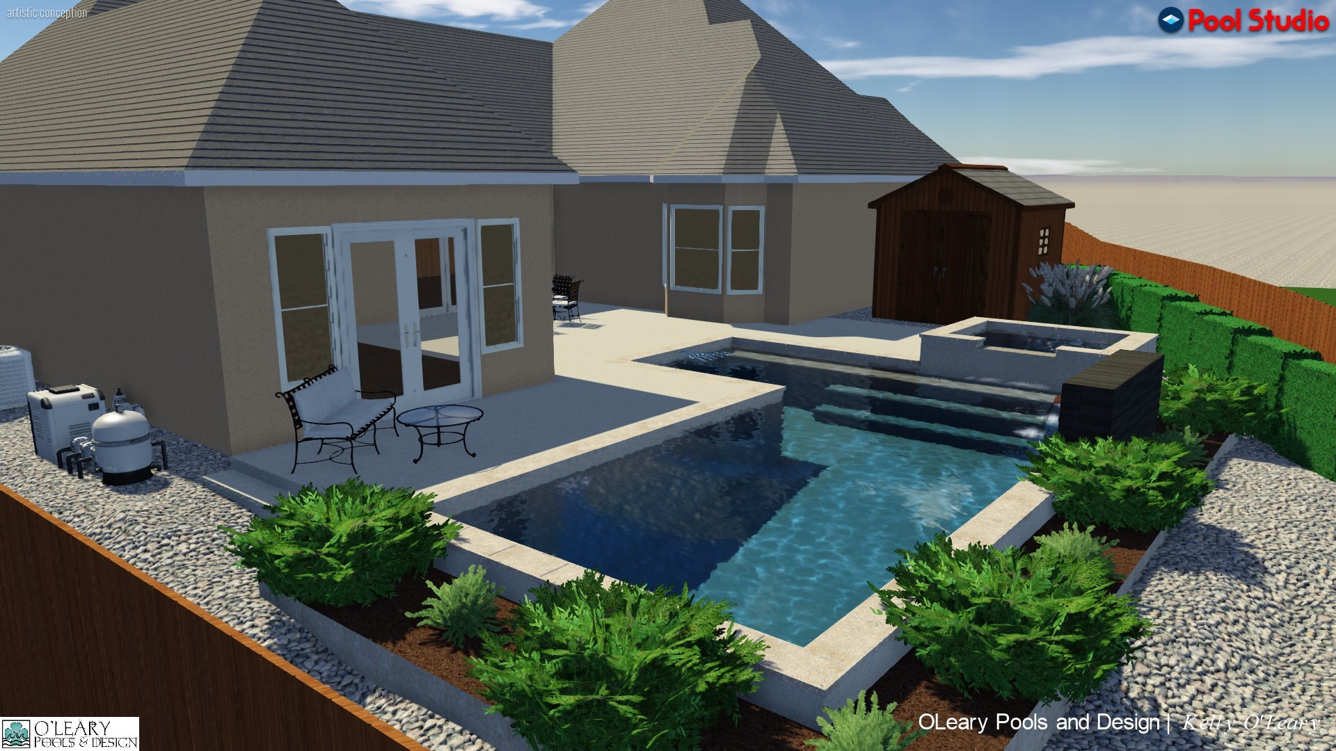 25718 Muirfield Bend Court Spring, TX 77389 - Photo 49 of 50 Future Pool renderings