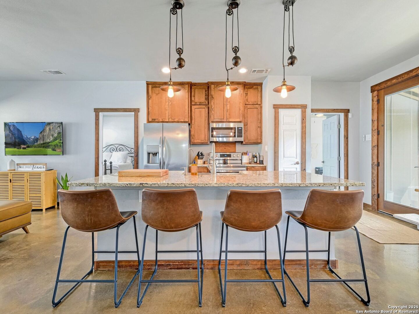 6766 Spring Branch Road Spring Branch, TX 78070 - Photo 12 of 63 a dining room with furniture and window