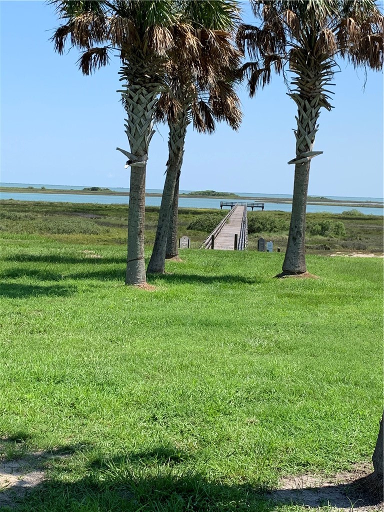 7 East Lago Loop Port O'Connor, TX 77982 - Photo 12 of 15 a view of a garden with a tree