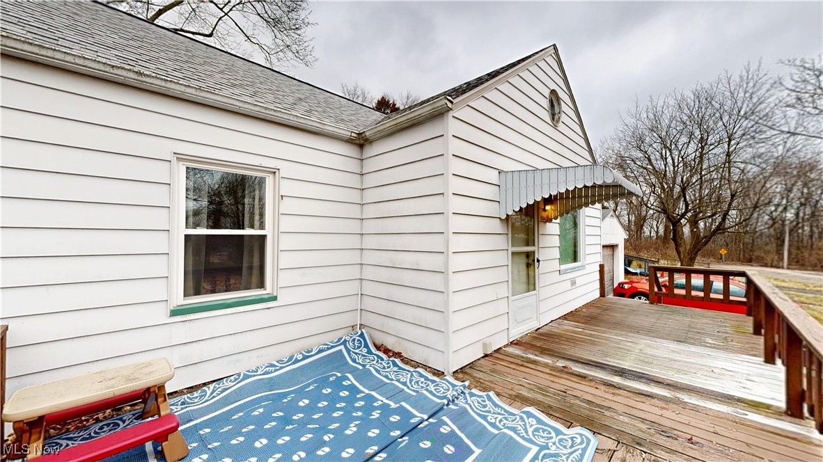 View of deck