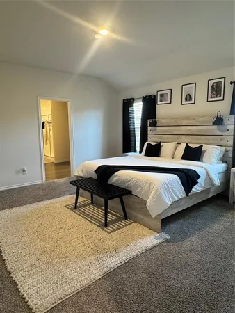 a room with furniture