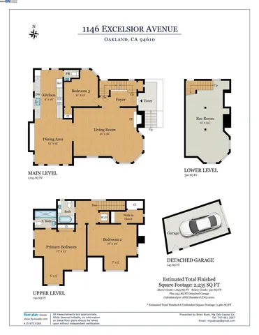 $925,000 | 1146 Excelsior Avenue, Oakland, CA 94610
