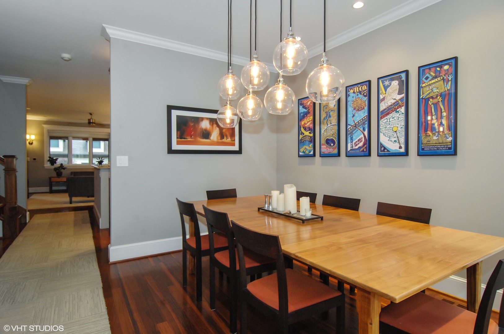 Undisclosed Address Chicago, IL 60618 - Photo 4 of 31 a view of a dining room with furniture and wooden floor