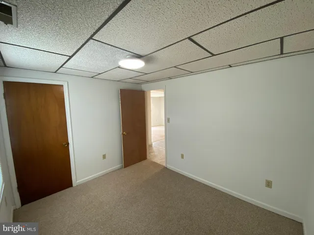 a view of empty room