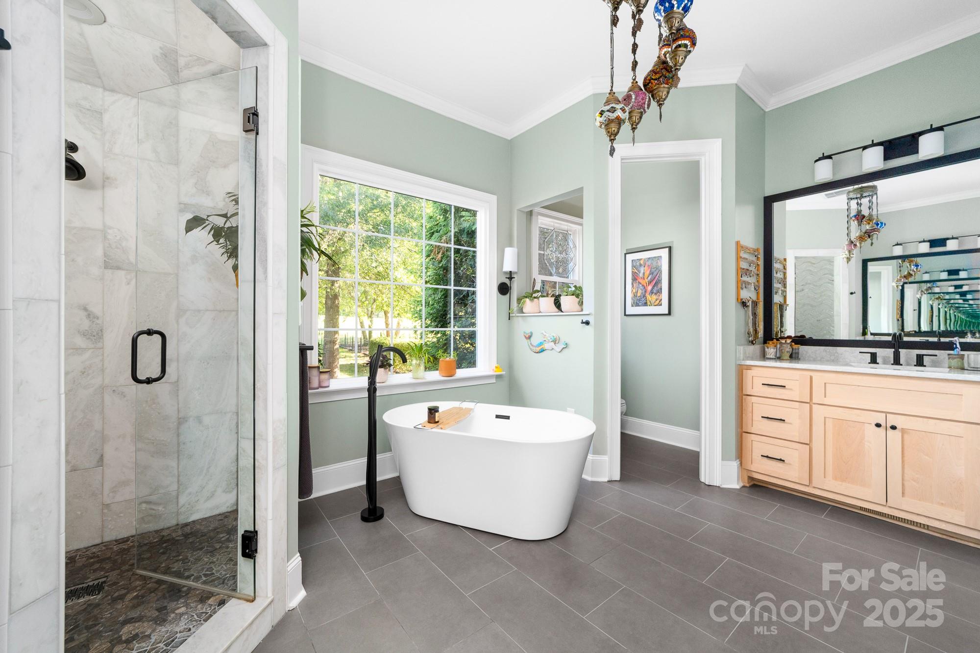 200 Galey Ridge Cramerton, NC 28032 - Photo 20 of 48 a spacious bathroom with a tub sink and shower