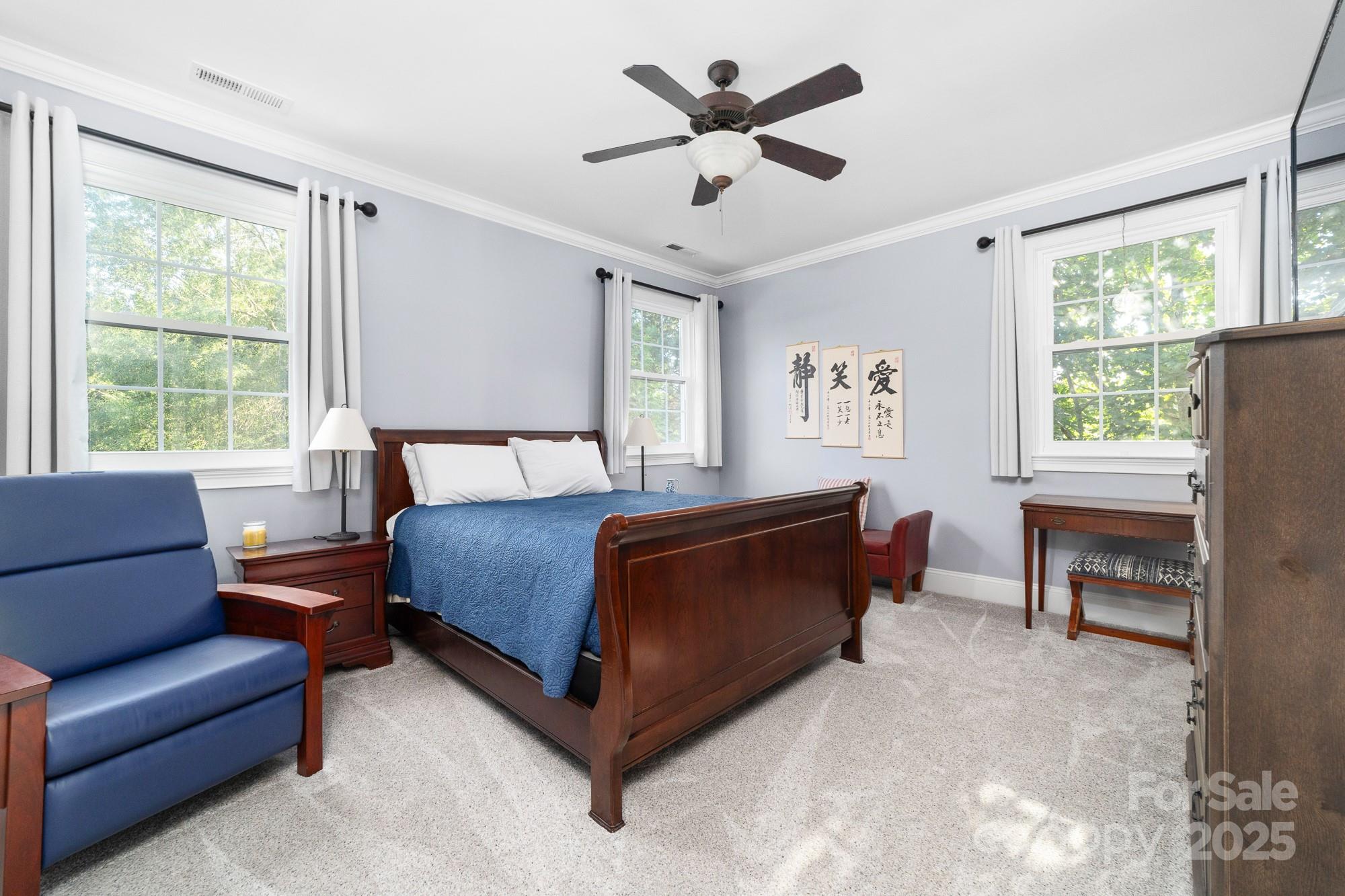 200 Galey Ridge Cramerton, NC 28032 - Photo 29 of 48 a bedroom with a bed couch and window