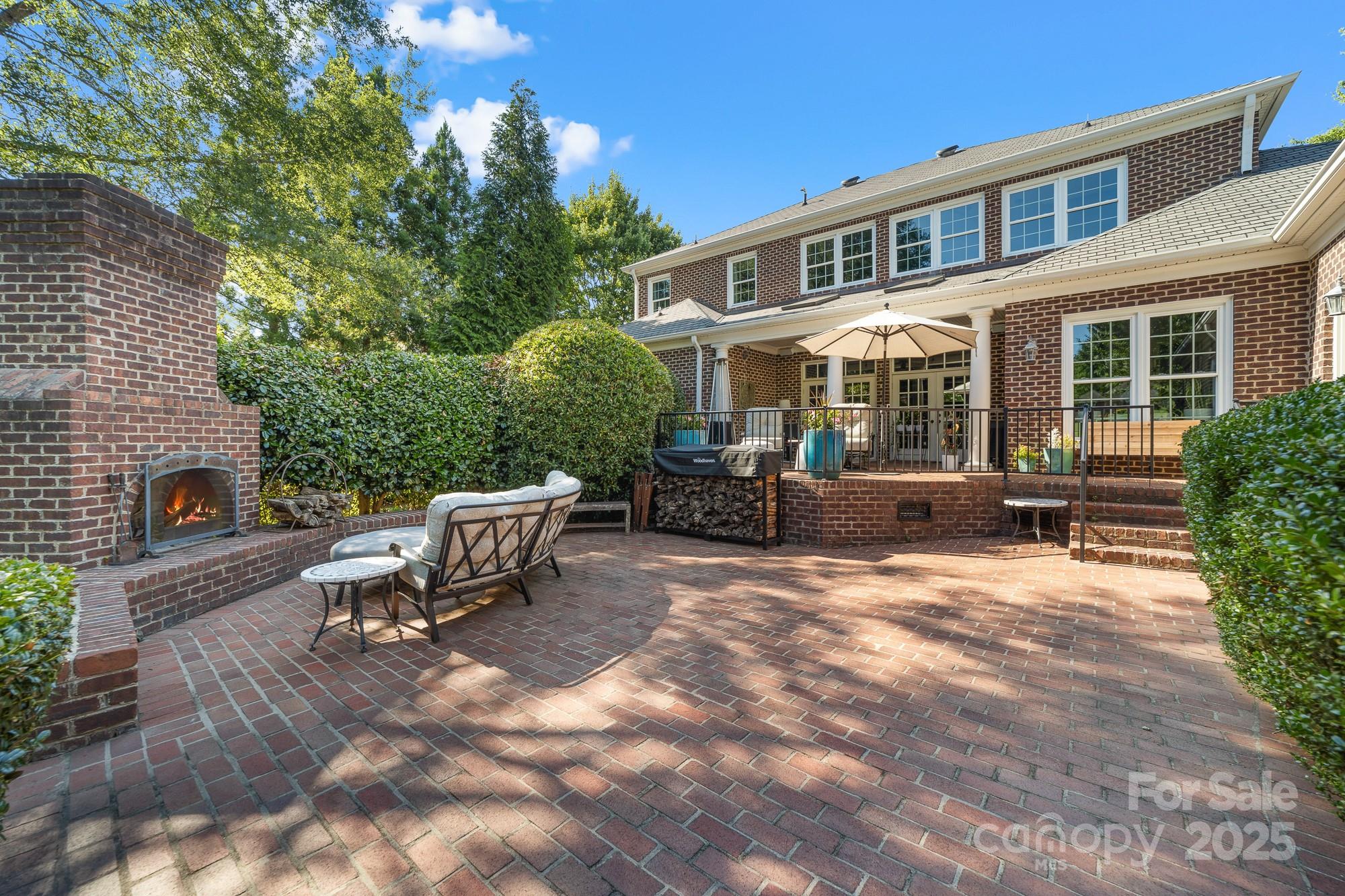 200 Galey Ridge Cramerton, NC 28032 - Photo 34 of 48 a view of a house with backyard and sitting area