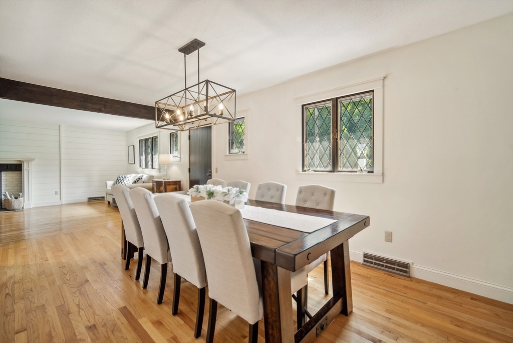 108 Berwick Road Longmeadow, MA 01106 - Photo 16 of 42 a view of a dining room with furniture window and wooden floor
