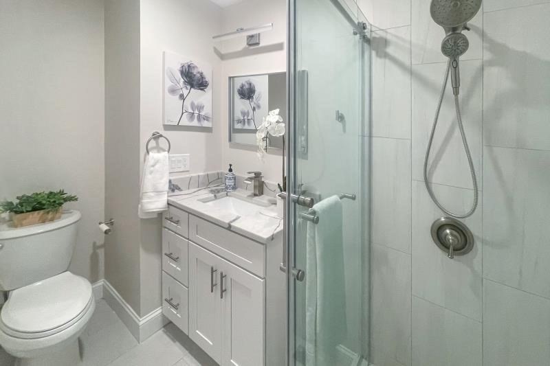 57 Town Farm Road Brookfield, MA 01506 - Photo 30 of 38 a bathroom with a granite countertop sink toilet and shower