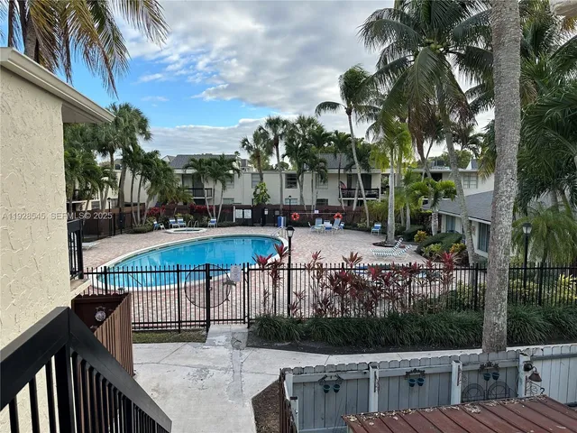 a view of outdoor space yard and swimming pool