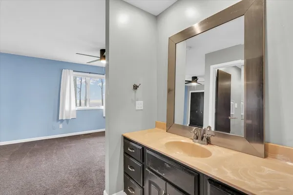 a view of a hallway with entryway