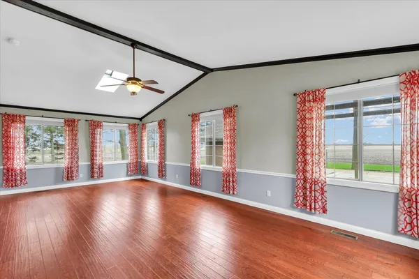 a view of an empty room