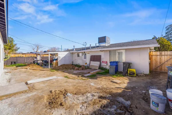 a view of a house with a patio