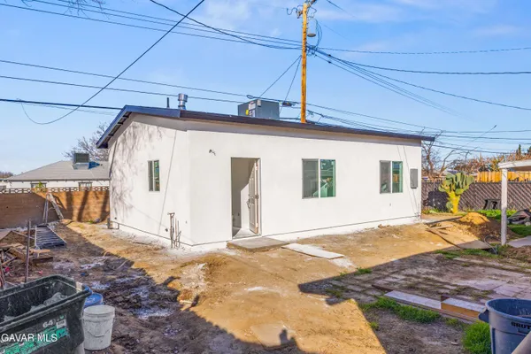 a view of a house with a patio