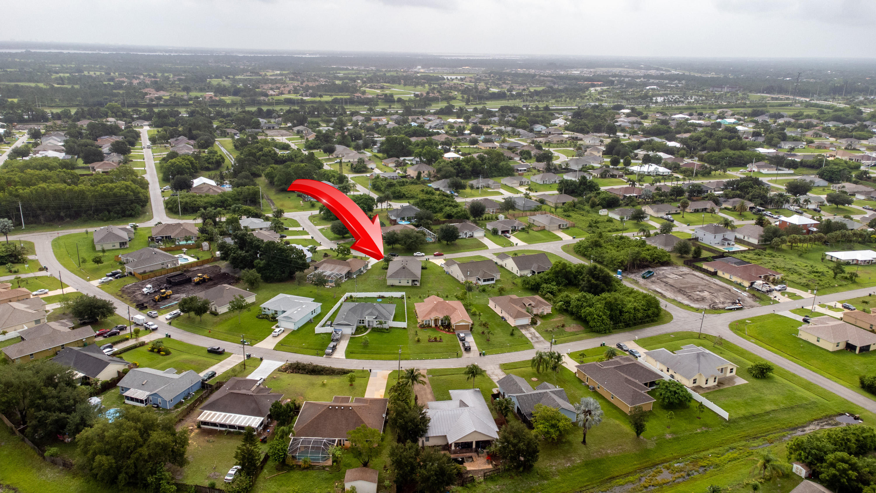 4334 Southwest Appleseed Road Port St. Lucie, FL 34953 - Photo 35 of 40 Aerial
