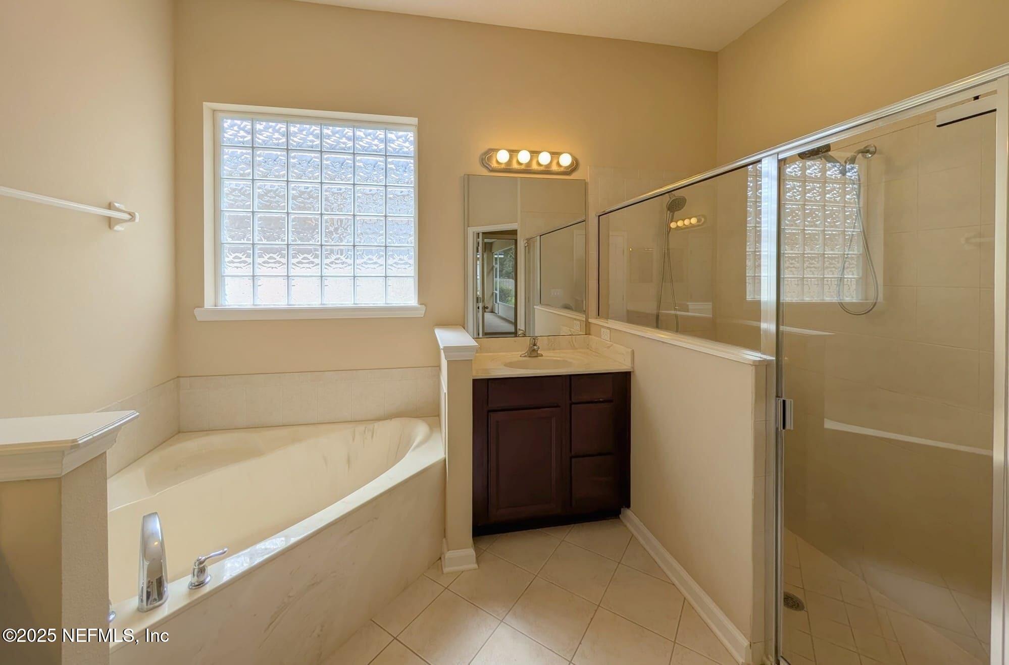 5871 Brush Hollow Road Jacksonville, FL 32258 - Photo 14 of 40 a bathroom with a bathtub and a sink