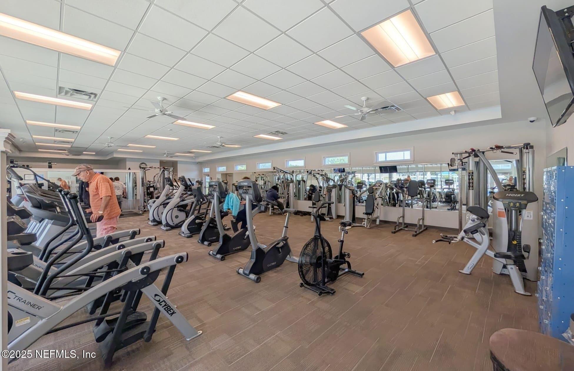 5871 Brush Hollow Road Jacksonville, FL 32258 - Photo 34 of 40 a view of a room with gym equipment