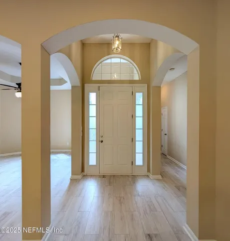 wooden floor in an empty room