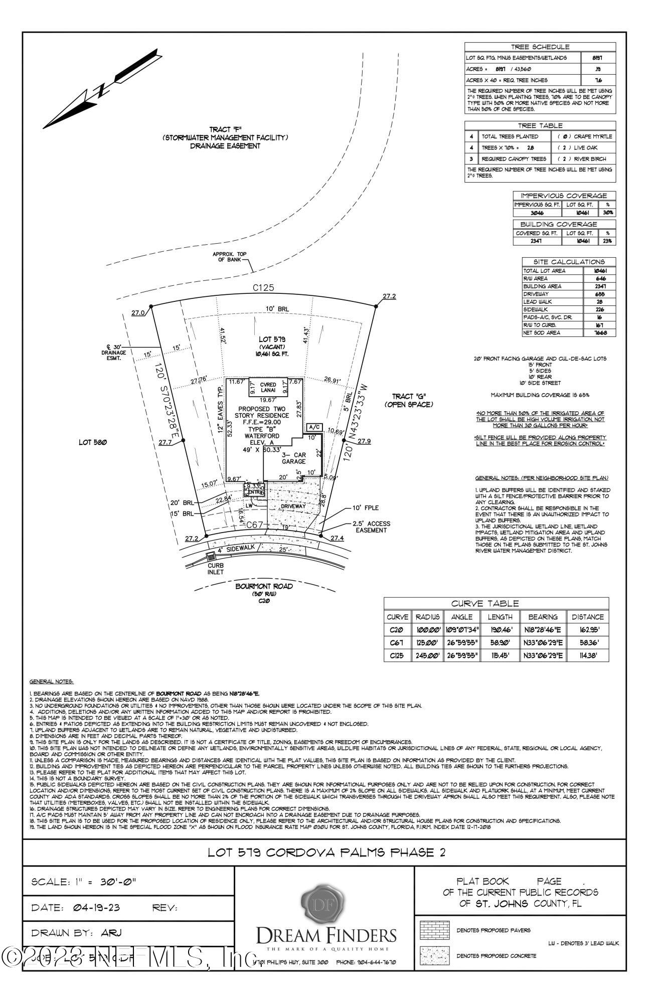 166 Bourmont Rd Street St. Augustine, FL 32095 - Photo 8 of 8 LOT 579