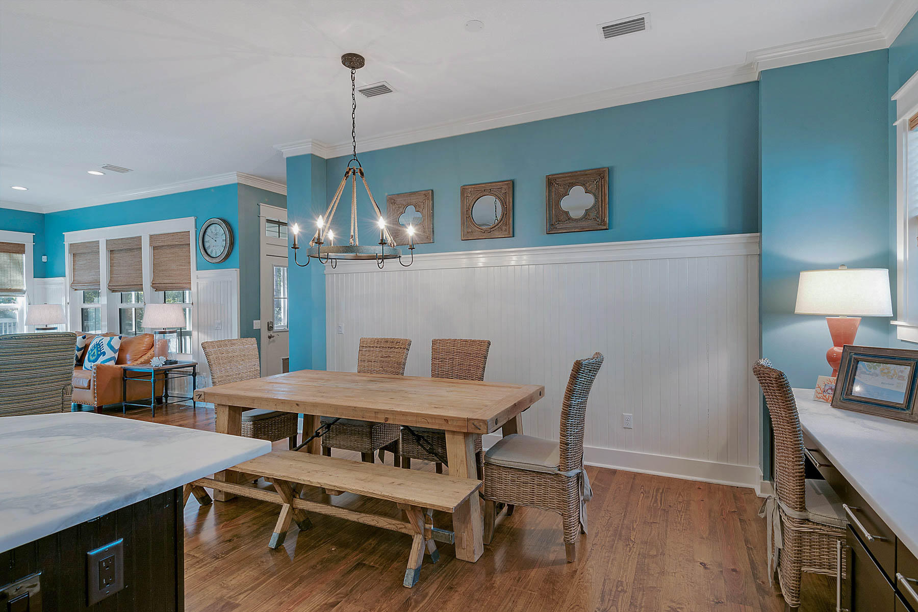 379 East Royal Fern Way Santa Rosa Beach, FL 32459 - Photo 20 of 53 a view of a dining room with furniture window and wooden floor