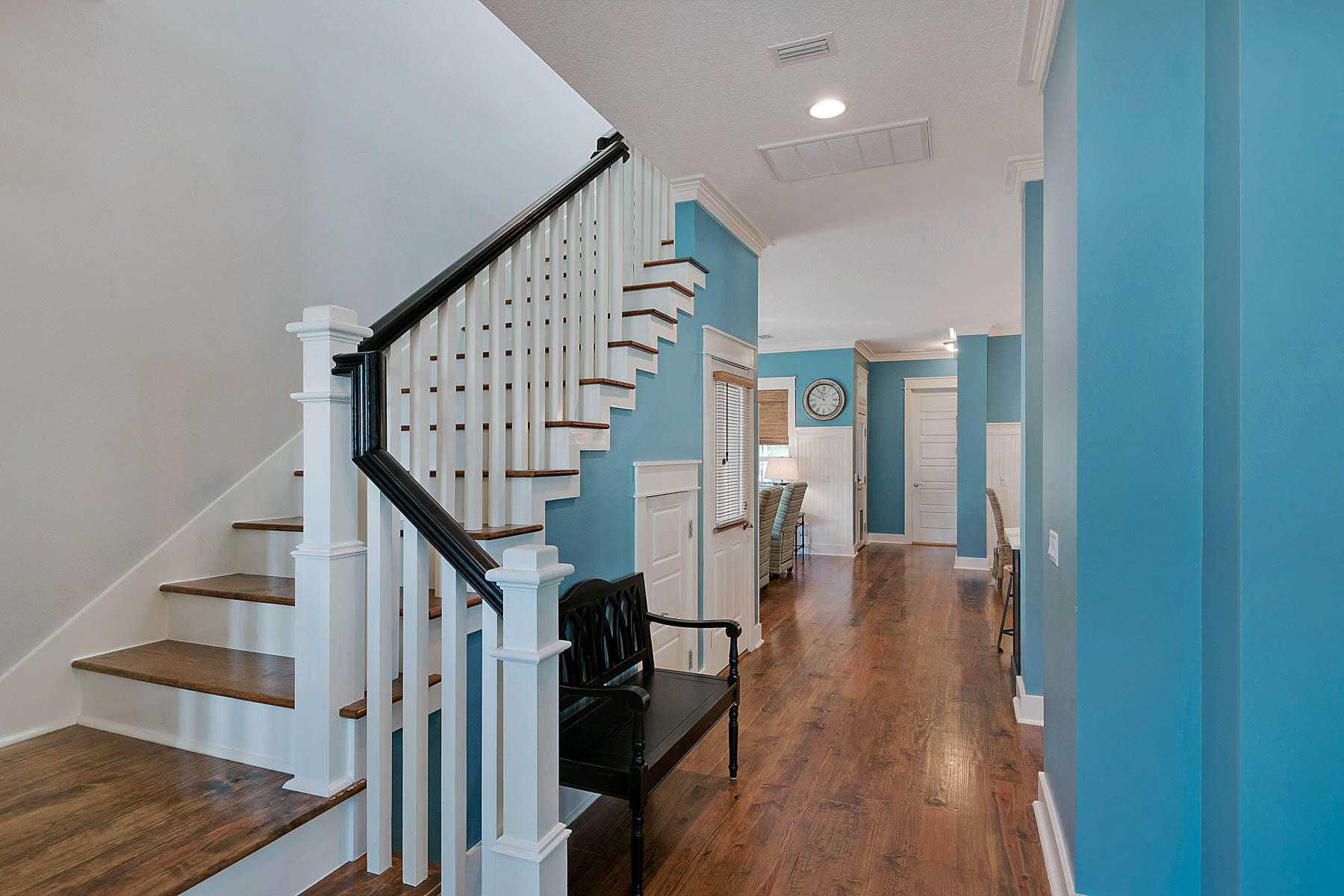 379 East Royal Fern Way Santa Rosa Beach, FL 32459 - Photo 9 of 53 a view of entryway with wooden floor and stairs