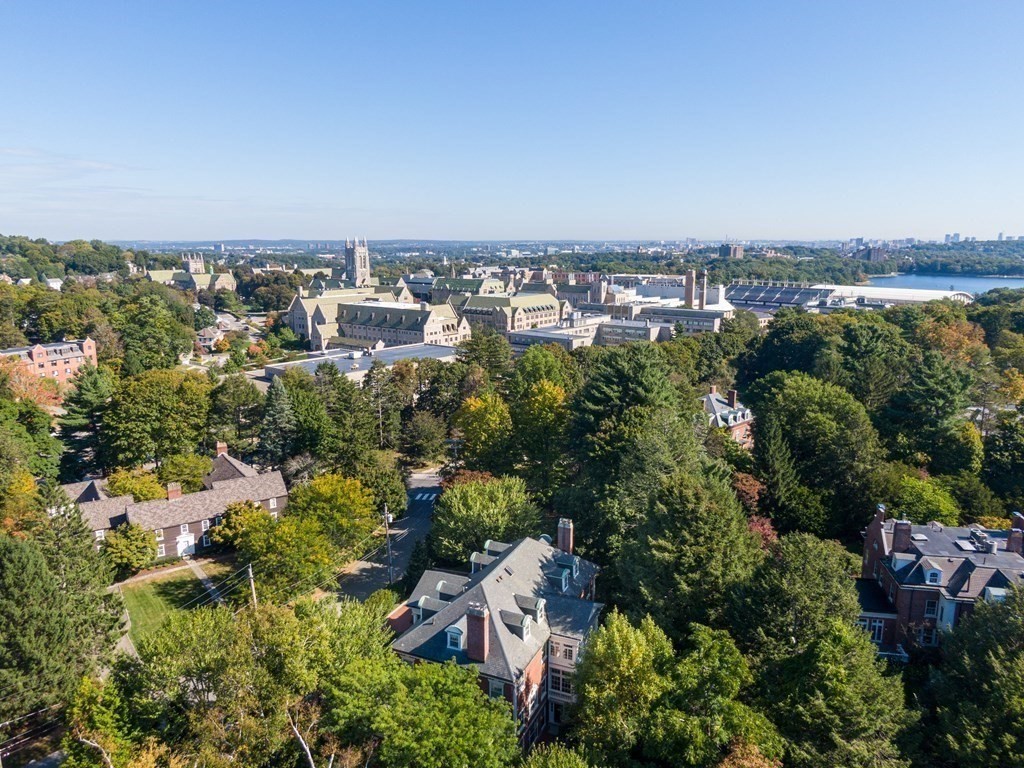 14 Old Orchard Road Newton, MA 02467 - Photo 5 of 34 an aerial view of multiple house with yard